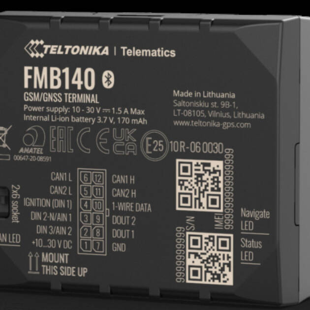 Teltonika FMB140 OBD/LV-CAN Tracker